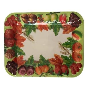 Small Harvest Theme Platters (set of 6)